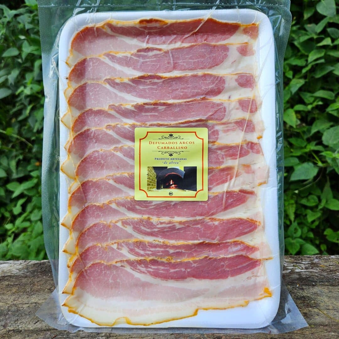 bacon defumado fatiado bacon de barriga panceta defumada